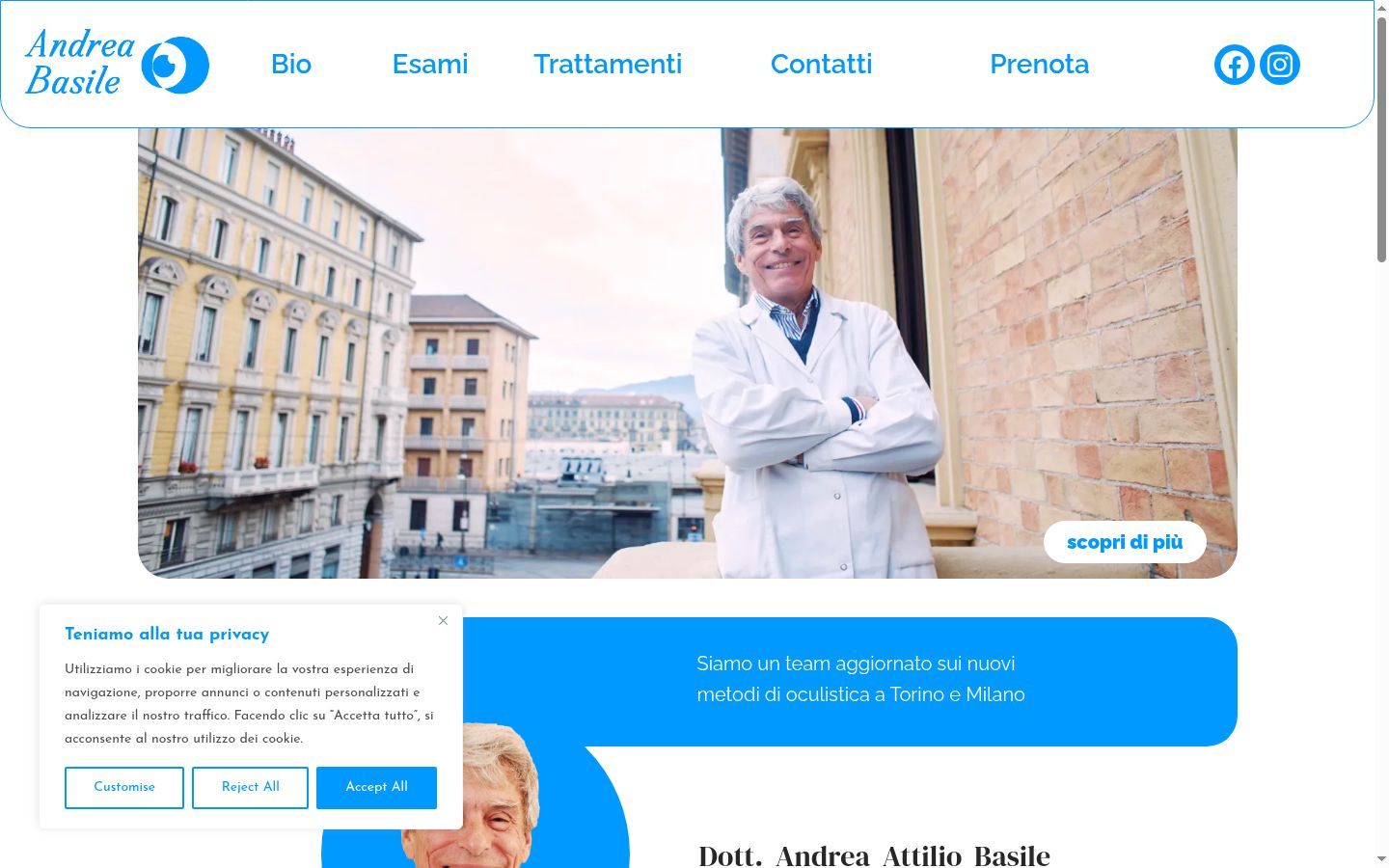 Sutikimo reklamjuostės, rodytos prieš bet kokią sąveiką, ekrano kopija