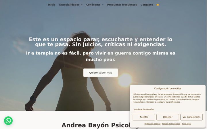 Screenshot of andreabayonpsicologia.com
