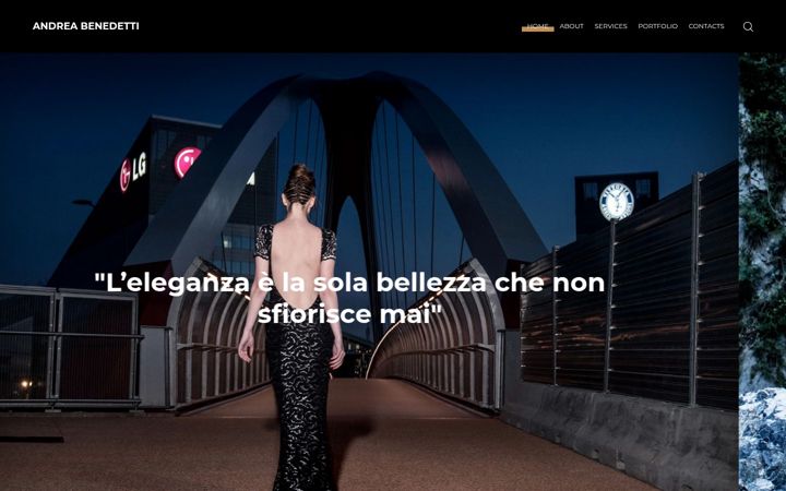 Screenshot of andreabenedetti.com