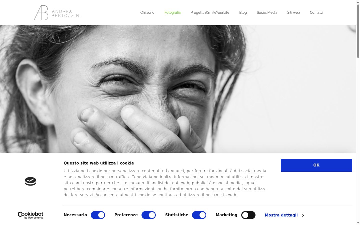 Screenshot του banner συγκατάθεσης που εμφανίστηκε πριν από οποιαδήποτε αλληλεπίδραση