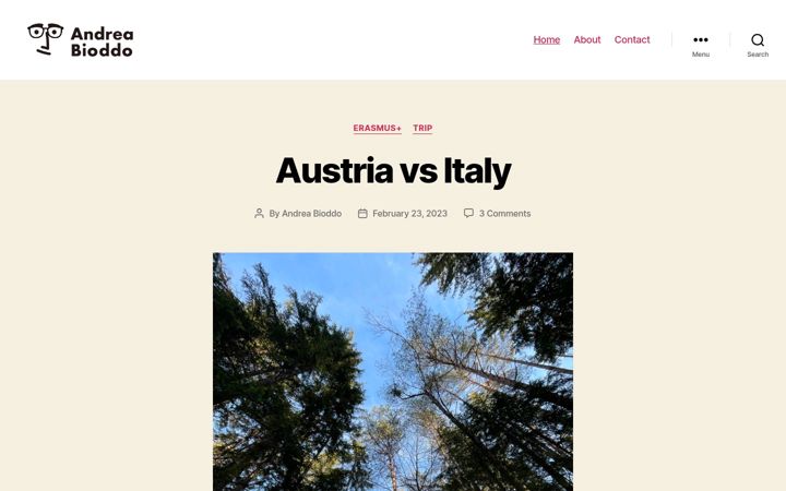 Screenshot of andreabioddo.com