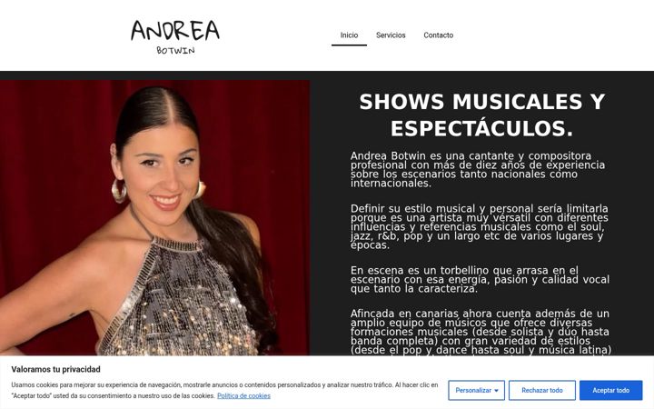 Screenshot of andreabotwin.es