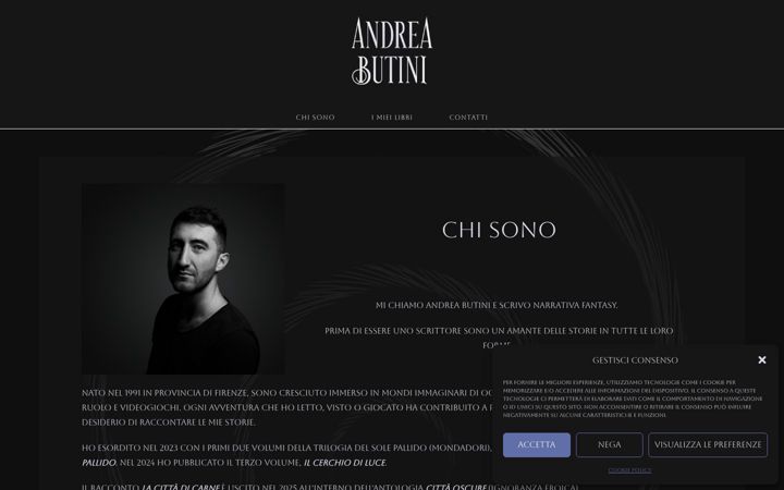 Screenshot von andreabutini.it