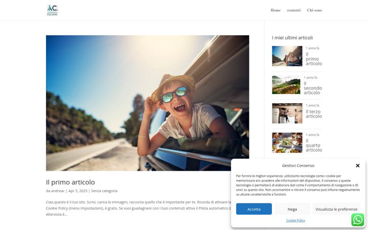 Screenshot of andreac.altervista.org