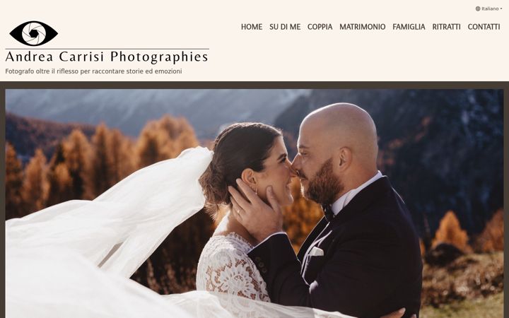 Screenshot of andreacarrisiphotographies.it