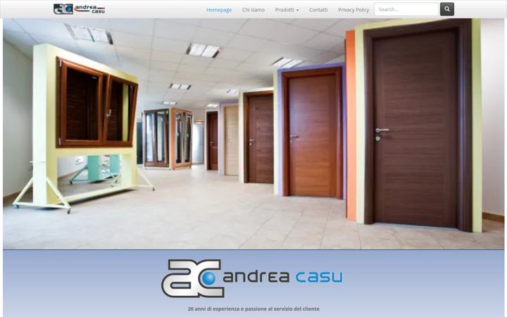 Zrzut ekranu andreacasuinfissi.it