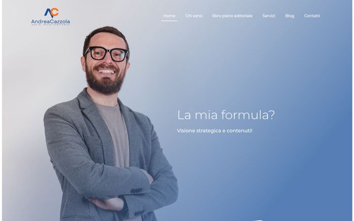 Screenshot of andreacazzola.it