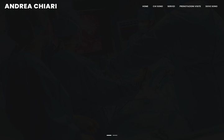Screenshot of andreachiari.it