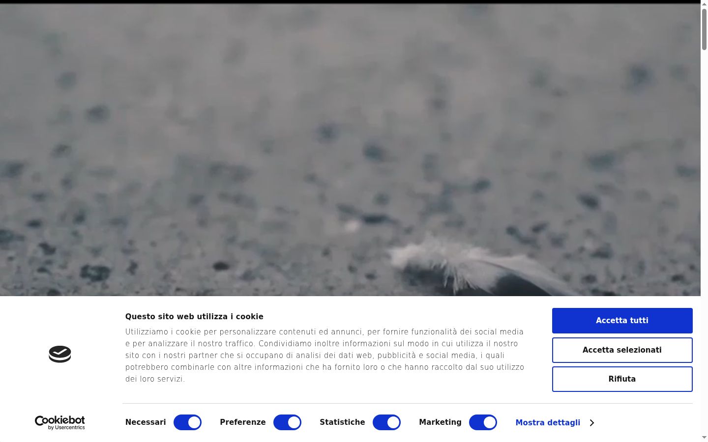 Screenshot van de toestemmingsbanner zoals getoond vóór enige interactie