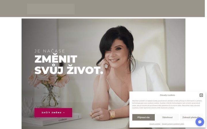 Screenshot of andreacupakova.cz