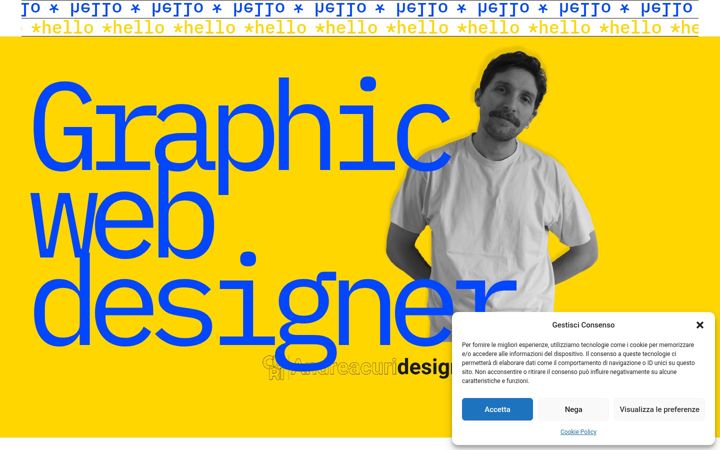 Screenshot of andreacuridesign.it