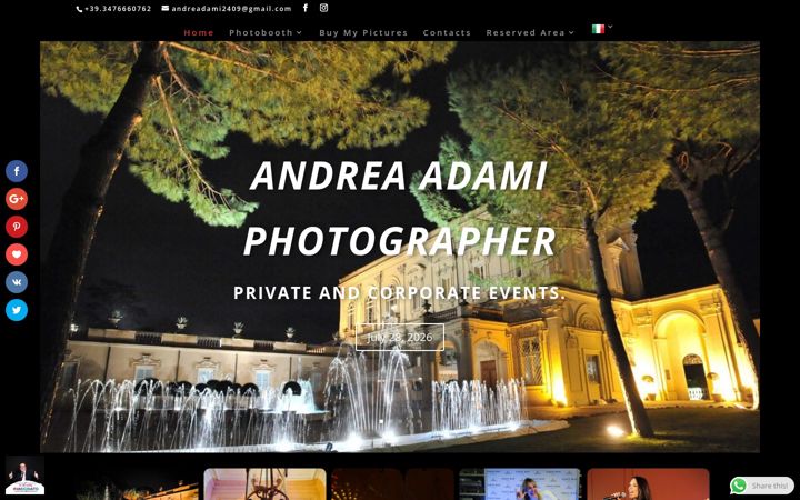 Screenshot of andreadami.it