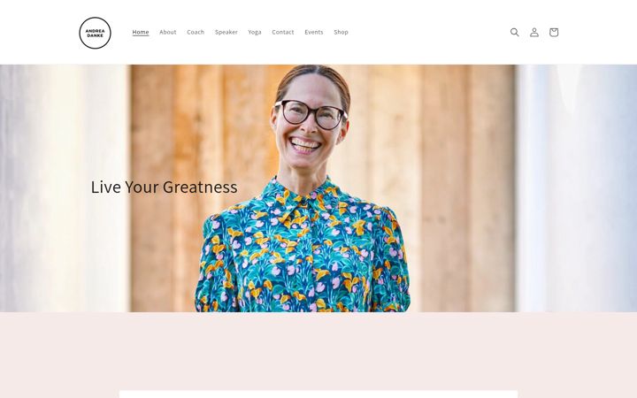 Screenshot of andreadanke.com