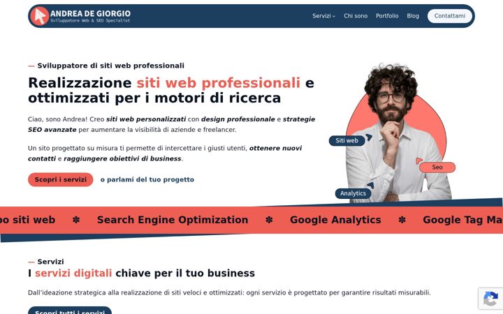 Screenshot of andreadegiorgio.it