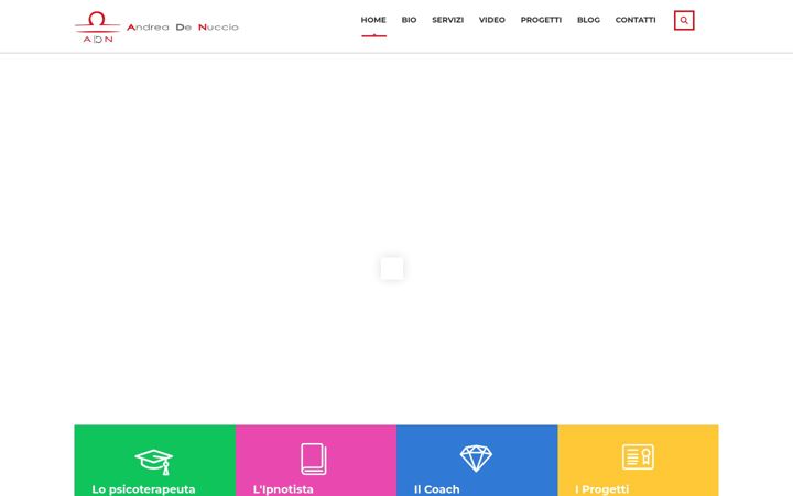 Screenshot of andreadenuccio.it