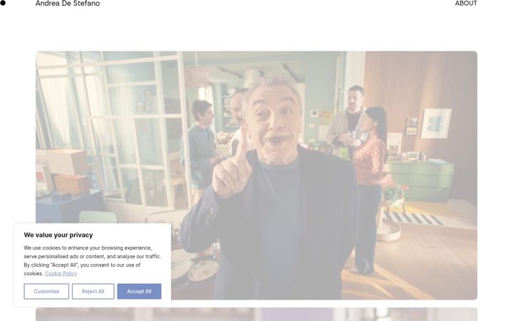 Screenshot of andreadestefano.it