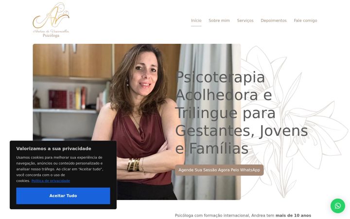 Screenshot of andreadevasconcellos.com.br