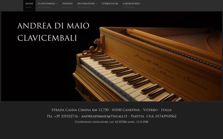 Screenshot of andreadimaio.it