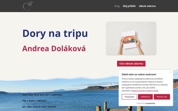 Screenshot of andreadolakova.cz