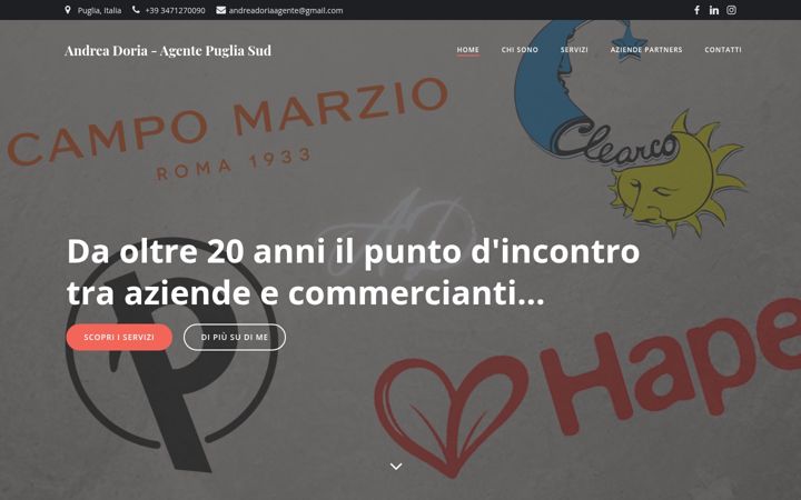 Screenshot of andreadoriaagente.it