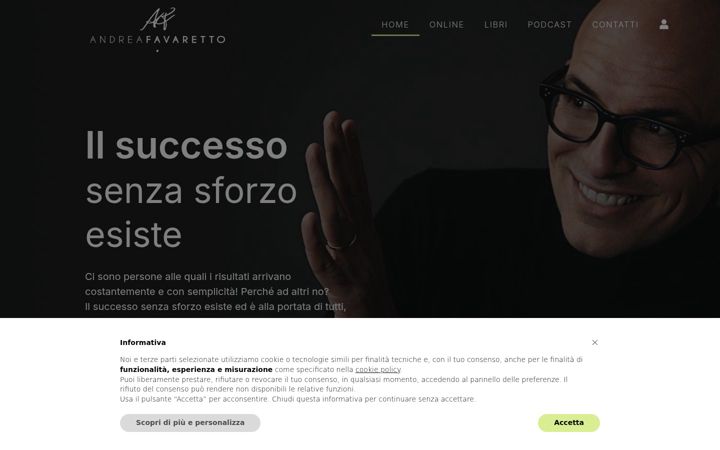 Screenshot of andreafavaretto.com