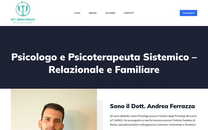 Screenshot of andreaferrazza.com