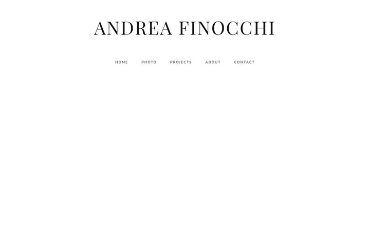 Skærmbillede af andreafinocchi.it