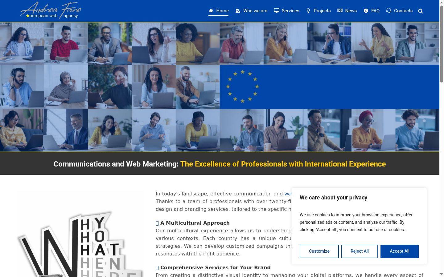 Screenshot van de toestemmingsbanner zoals getoond vóór enige interactie