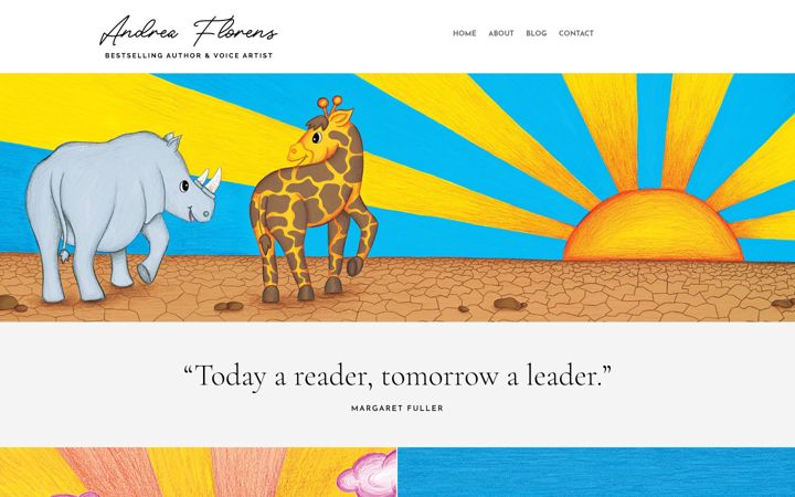 Screenshot of andreaflorens.com