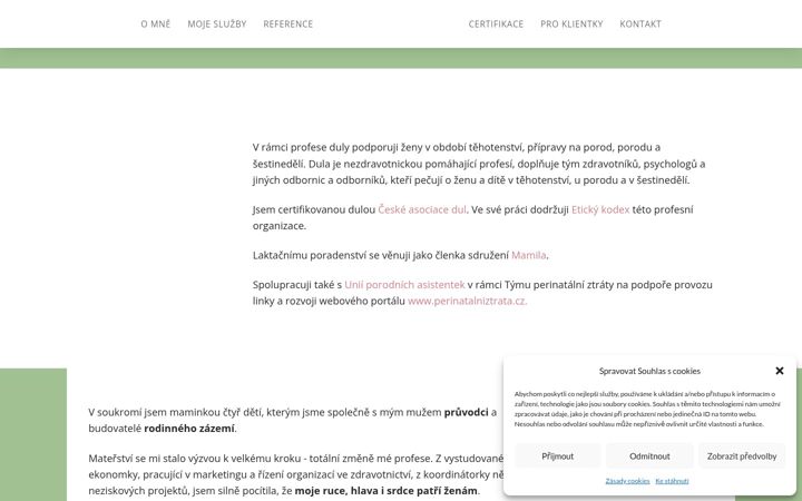 Screenshot of andreaforberger.cz