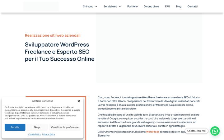 Screenshot of andreafreelance.com