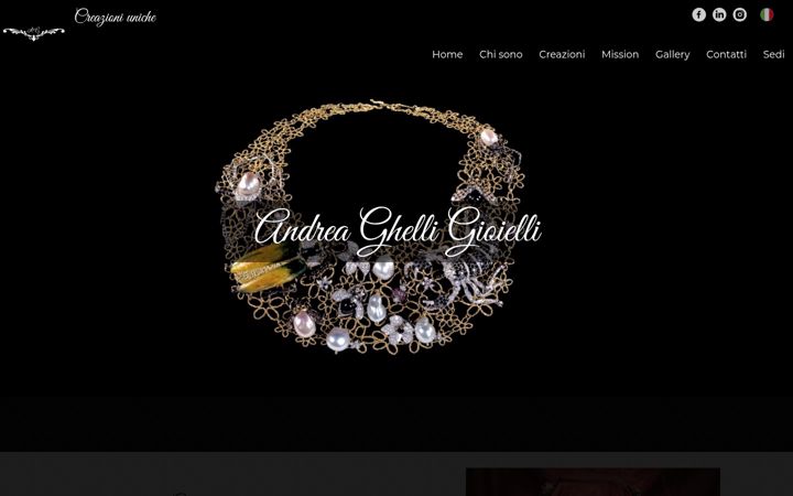 Screenshot of andreaghelligioielli.com