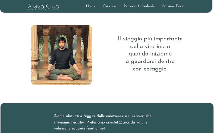 Screenshot ta' andreaginko.it
