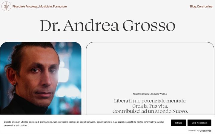 Screenshot of andreagrosso.it