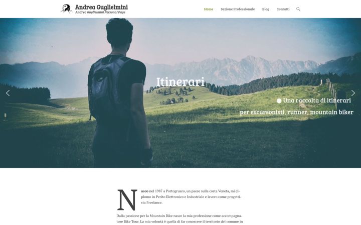 Screenshot of andreaguglielmini.it