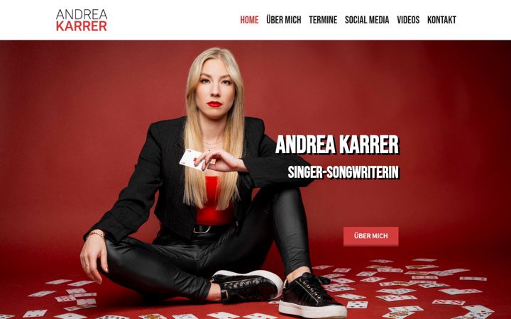 Screenshot of andreakarrer.at