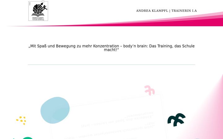 Screenshot of andreaklampfl.de