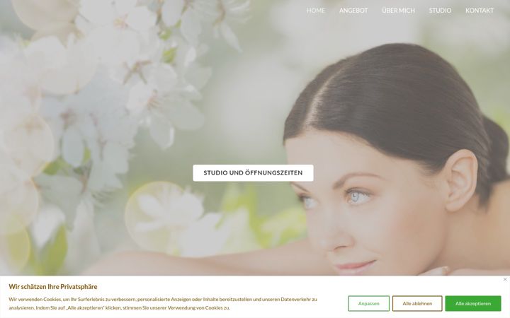 Screenshot of andreakosmetik.ch