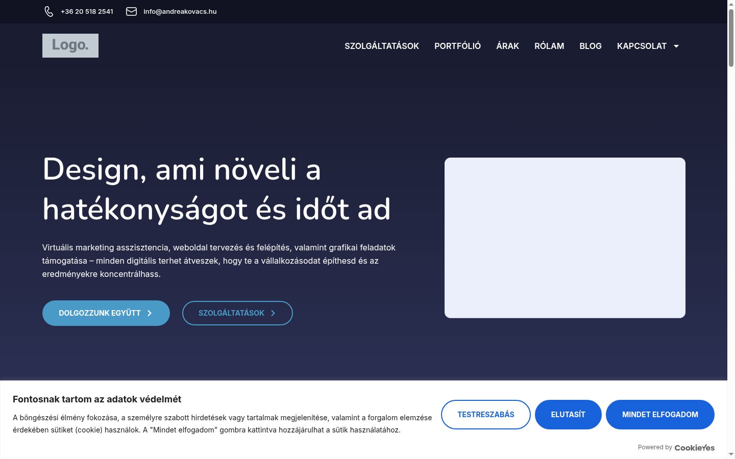 Captura de ecrã do banner de consentimento apresentado antes de qualquer interação