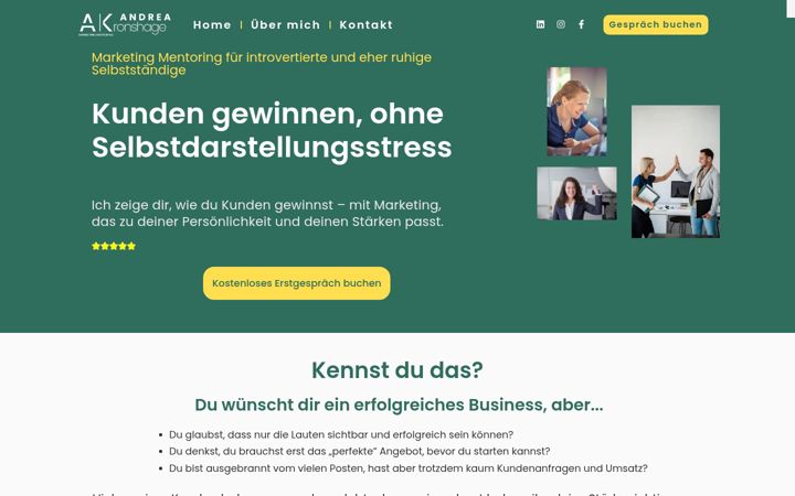 Skjermbilde av andreakronshage.de