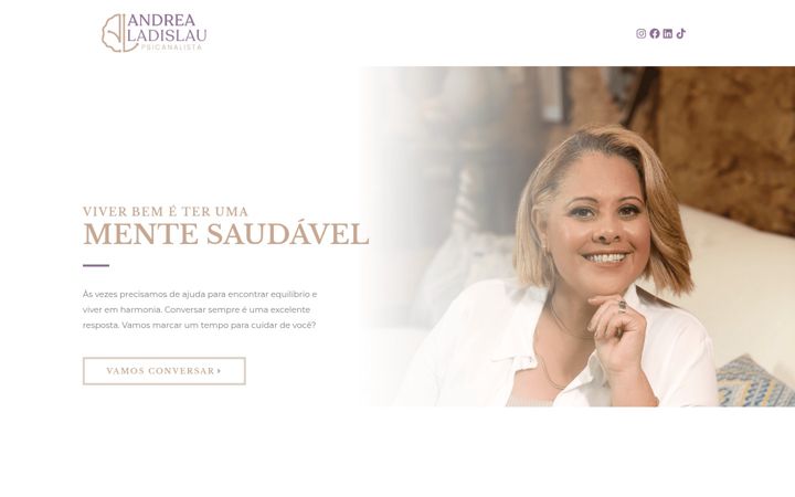 Screenshot of andrealadislau.com.br