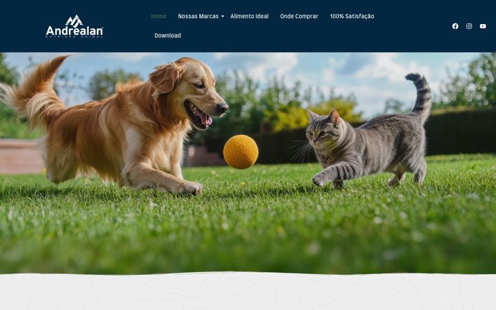 Screenshot of andrealan.com.br