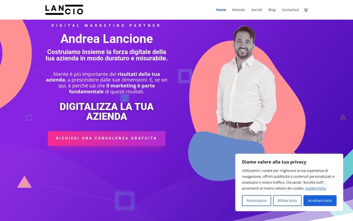 Screenshot of andrealancione.it
