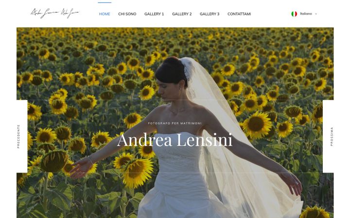 Screenshot of andrealensiniphotographer.com