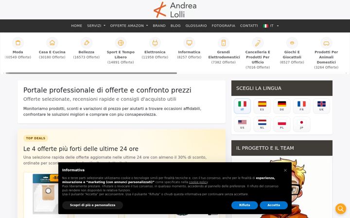 Képernyőkép: andrealolli.it