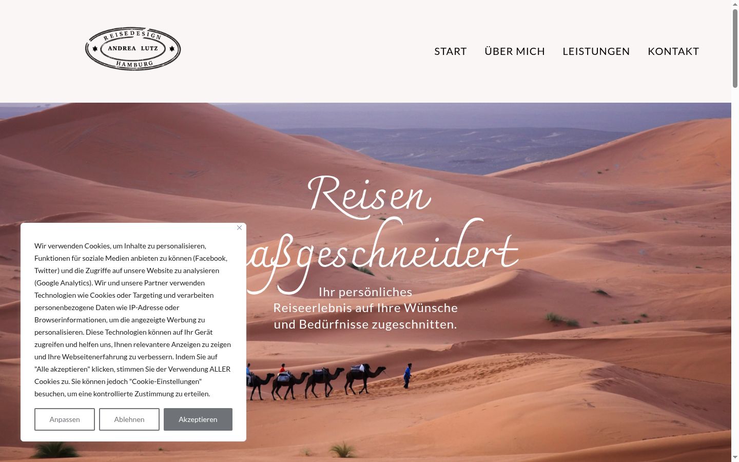 Screenshot tal-banner tal-kunsens muri qabel kwalunkwe interazzjoni