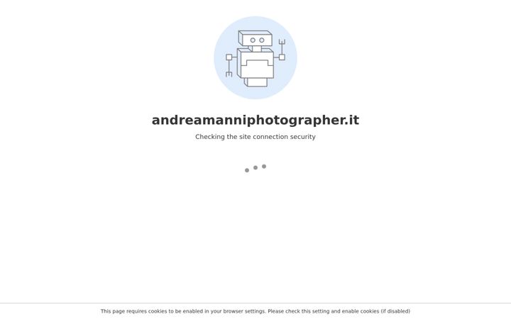 Screenshot of andreamanniphotographer.it