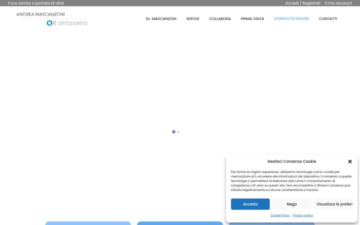 Screenshot of andreamascanzoni.it