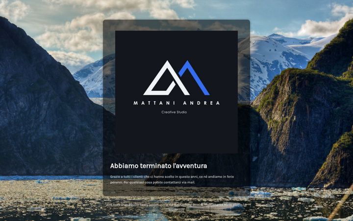 Screenshot of andreamattani.com
