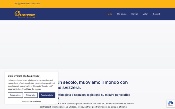 Screenshot of andreamerzario.com